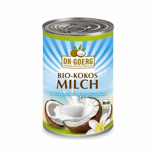 Bio Kokosmilch ohne Zusätze wie Verdickungsmittel oder Geschmacksverstärker