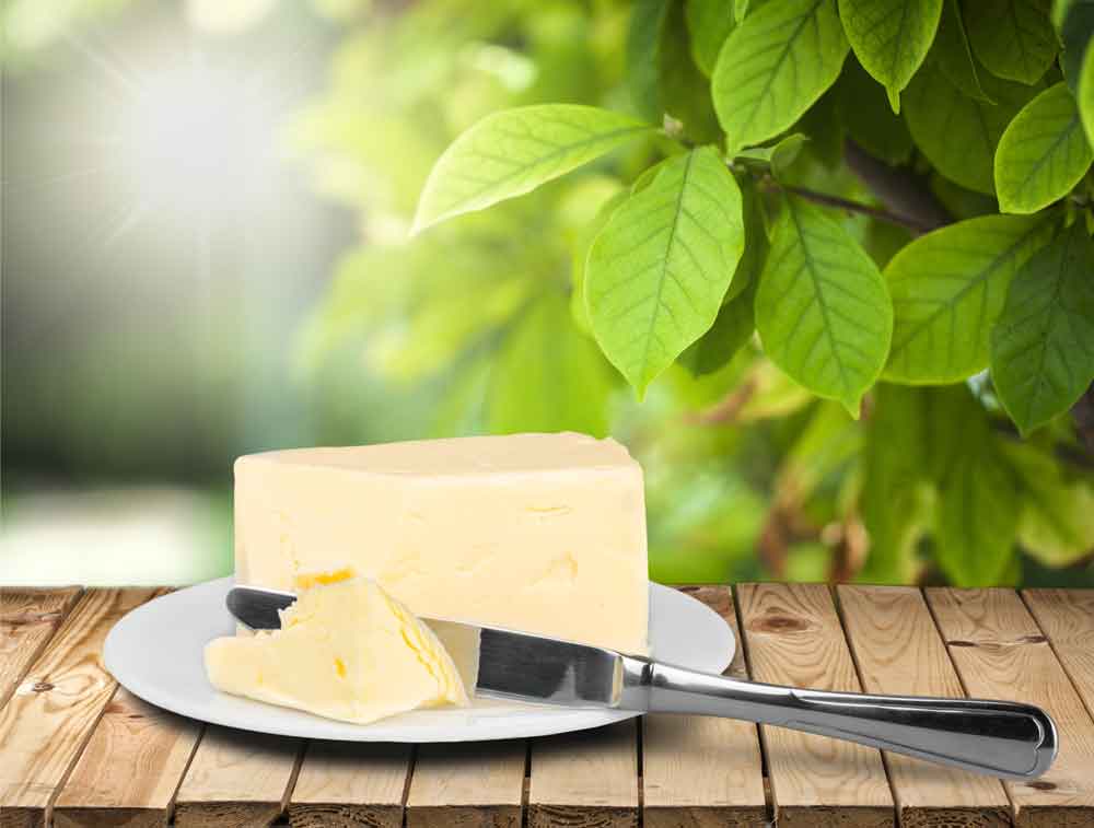 Butter aus Weidemilch ist eine gesund. Wertvolle Omega-3 Fettsäuren machen diese Butter so bekömmlich.